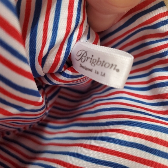 NWT BRIGHTON 2024 VOTE ELECTION DAY POUCH BAG SHOULDER CROSSBODY RED WHITE BLUE - Picture 14 of 15